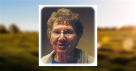 Mary Jean Woodford Obituary 2018 Bayview Freeborn Funeral Home