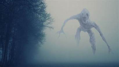 Creepy Mist Eerie Creature Together Wallpapers Fog