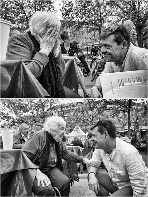 Nun will sein enkel rainer den vormarsch der rechtsradikalen bei der europawahl stoppen. Begegnung - Esther Bejarano und Rainer Höß Foto & Bild ...