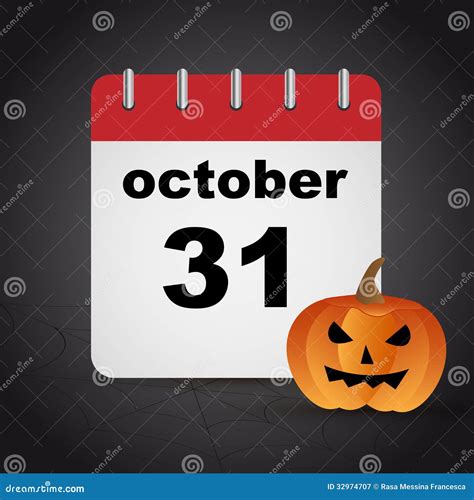 Halloween October 31 Stock Vector Illustration Of Halloween 32974707