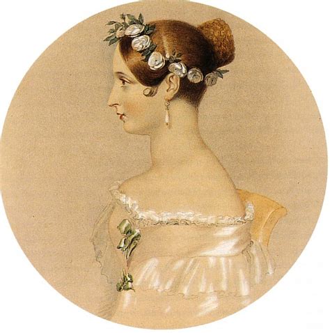 1837 Queen Victoria Color Portrait Grand Ladies Gogm