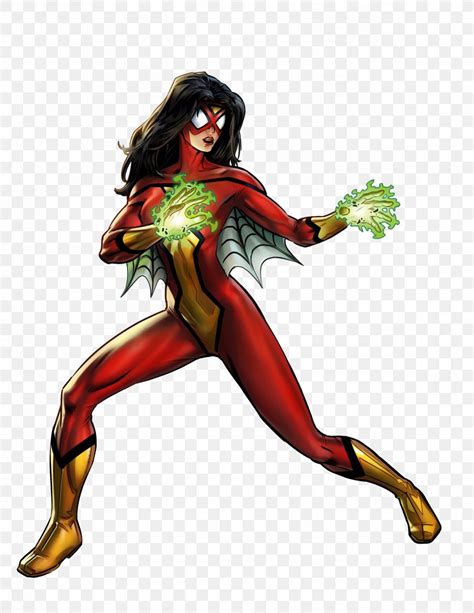 Spider Woman Marvel Avengers Alliance Carol Danvers Black Widow Spider