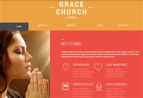 12 Best Simple Website Templates For Churches In 2023