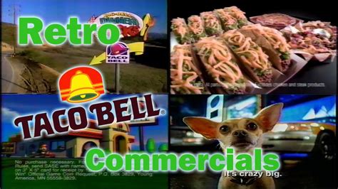 retro taco bell commercials compilation youtube