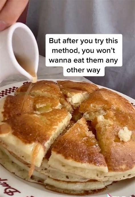 Man Shares Perfect Method For Eating Pancakes But Some Don T Have The Patience Mirror Online