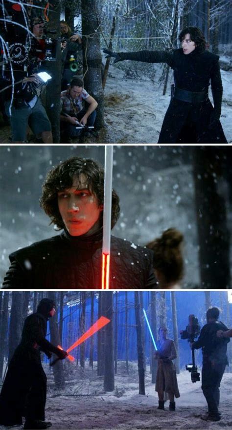 Star Wars The Force Awakens Behind The Scenes Star Wars Kylo Ren