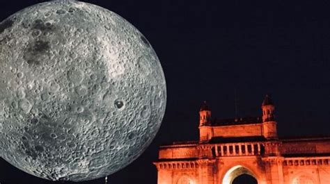 Museum Of The Moon Giant 23 Feet Wide Replica Of Moon Rises At Mumbai