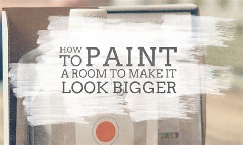 Eggshell or cream can warm up a space and add lighter than a white with no tint. How to Paint a Room to Make it Look Bigger - Lullaby ...