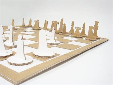 Chess Set By Nadya Dundere Via Behance Diy Paper Paper Crafts Steam