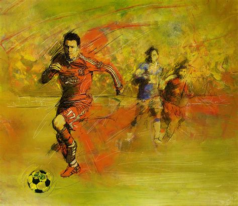 Soccer Painting By Corporate Art Task Force Pixels