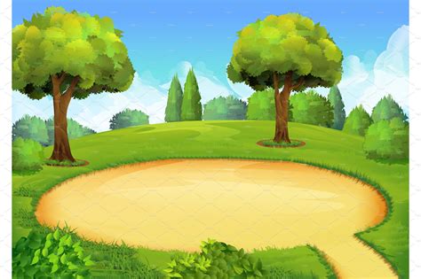 Park Playground Game Background Icons Creative Market