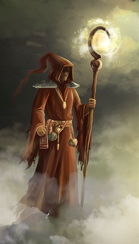 Sorcerer By Azzedar San On Deviantart Sorcerer Fantasy Wizard