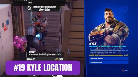 Kyle Character All Locations 19 Fortnite Character Collection Youtube