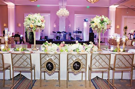 Bridal Party Reception Table