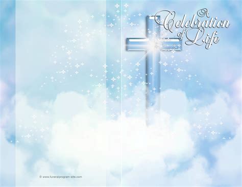Editable Pdf Funeral Program Template Adoration Design By The Funeral