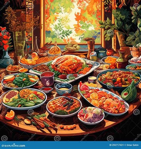 Culinary Bliss: Capturing the Essence of Diverse Wedding Menus Stock