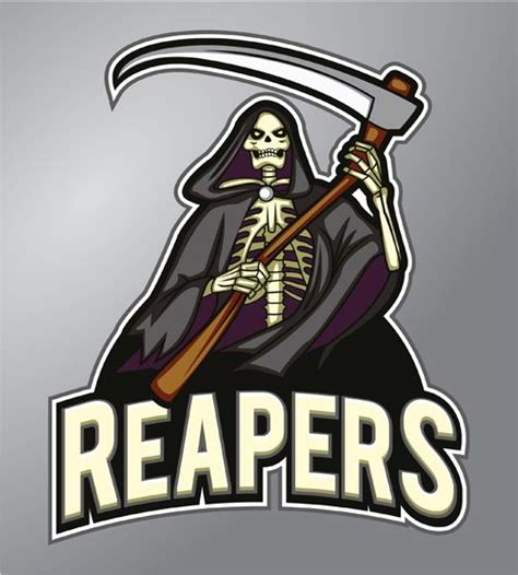 Reapers Logo Vector Design Vector Design Vector Logo Grim Reaper