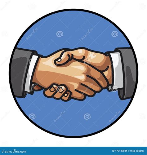 men handshake stock vector illustration of relationship 179137804