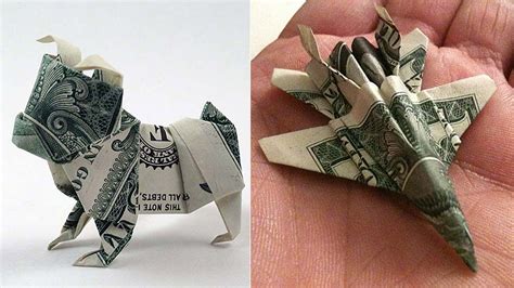 Easy Dollar Bill Origami For Beginners Luabangkok