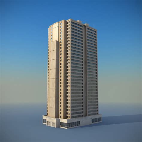 3d Model Building Skyscraper