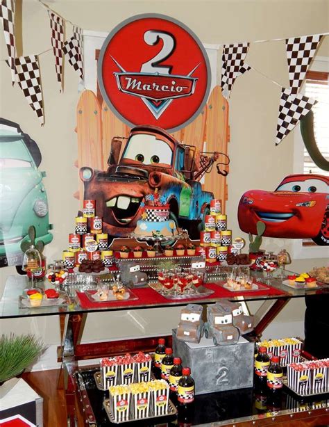 Disney Pixar Car Party Birthday Party Ideas Photo 34 Of 43 Cars