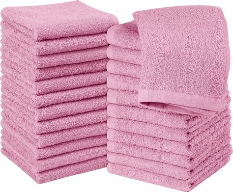 Utopia Towels 24 Pack Cotton Washcloths Set 100 Ring