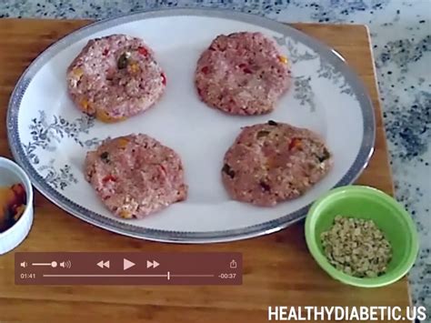 Here's a traditional recipe for a family favorite. Turkey Burgers for Diabetes - Diabetic Turkey Burger Recipe - Healthy Diabetic