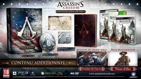 Assassins Creed 3 Les Collectors Se Dévoilent Games And Geeks