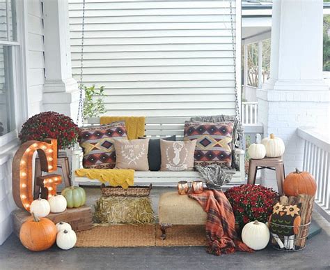 Beautiful Fall Porches B Lovely Events