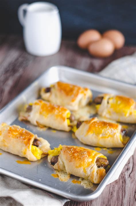 Sausage Egg And Cheese Crescent Rolls My Modern Cookery