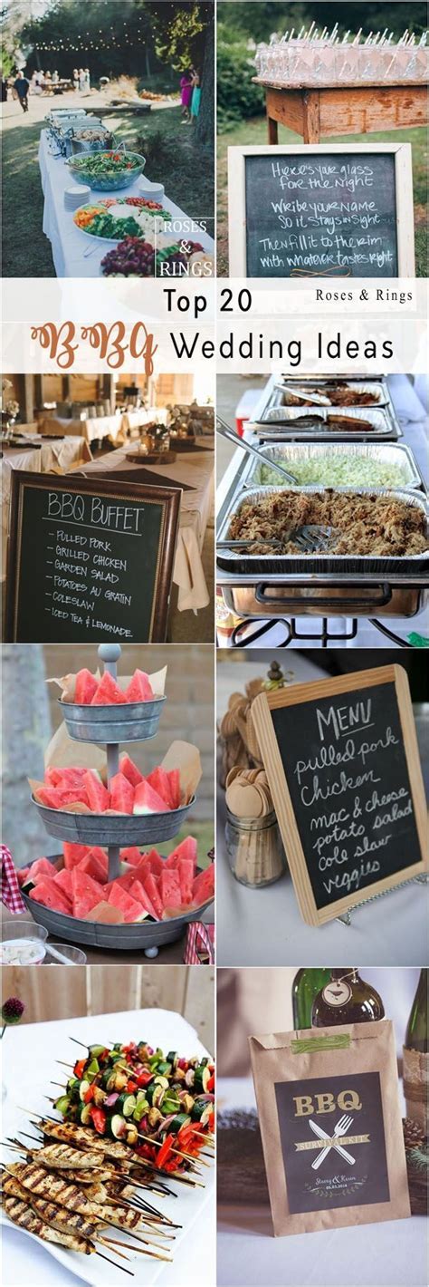 Below, you'll find unique wedding styles and themes, like art deco, retro and whimsical. I DO BBQ backyard wedding ideas #weddings #countryweddings ...