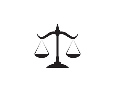Justice Lawyer Logo And Symbols Template Icons App 585723 Vector Art At