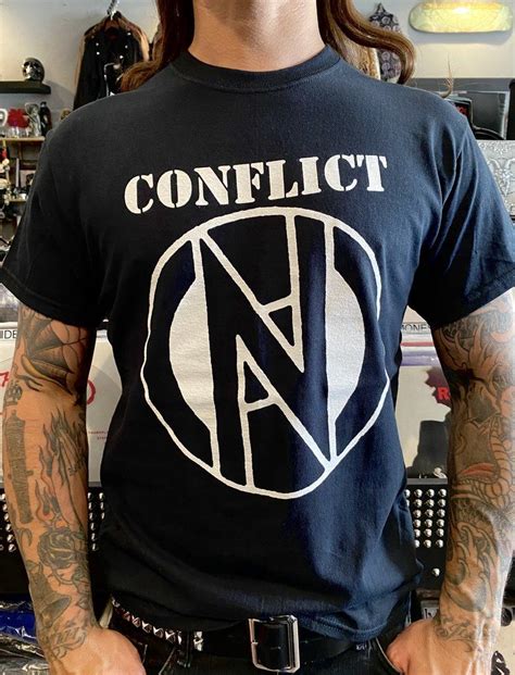 Conflict Logo Shirt Logo Shirts Shirts Mens Shirts