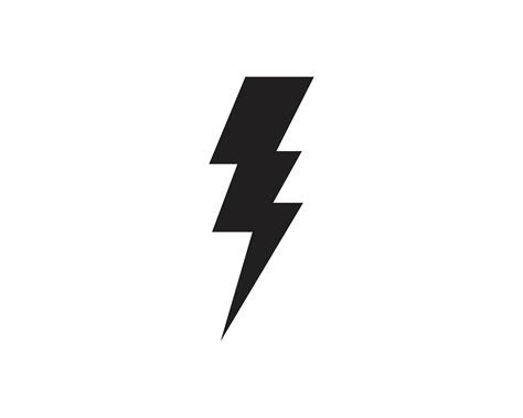 Flash Thunderbolt Template Vector Icon Illustration Vector 579865