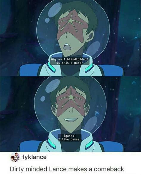 I NEVER THOUGHT ABOUT IT THIS WAY Voltron Memes Klance Voltron Klance