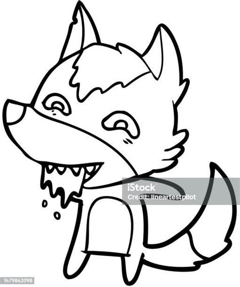 Cartoon Hungry Wolf Stock Illustration Download Image Now Animal