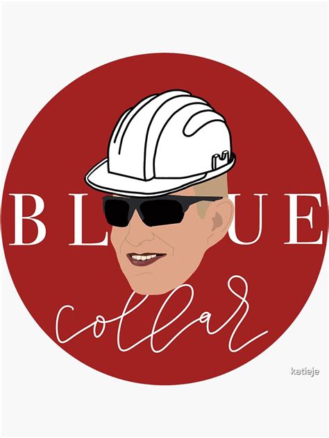 Blue Collar Basketball Sticker For Sale By Katieje Redbubble