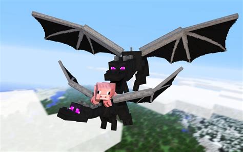 Полный гайд обзор мода dragons. pig and ender dragon. (With images) | Minecraft ender dragon