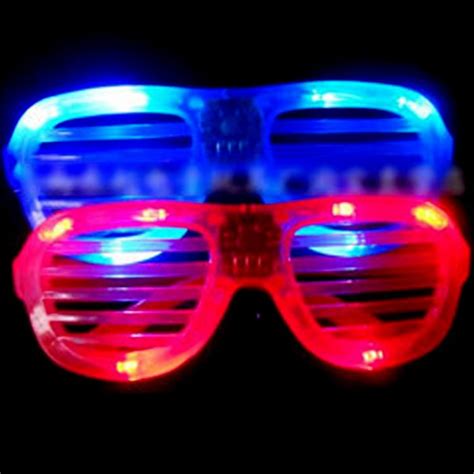 2020 Led Light Glasses Flashing Shutters Shape Glasses Led Flash Glasses Sunglasses Dances Party