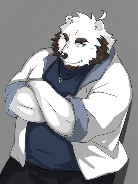 Furrybooru 2017 Anthro Bottomwear Clothing Donabe Fur Kemono Male Mammal Pants Polar Bear