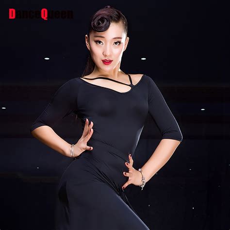 Buy High Quality Latin Dancing Tops For Ladies Black