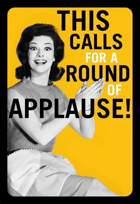 A big round of applause. A Round of Applause Funny Congratulations Card - Greeting ...