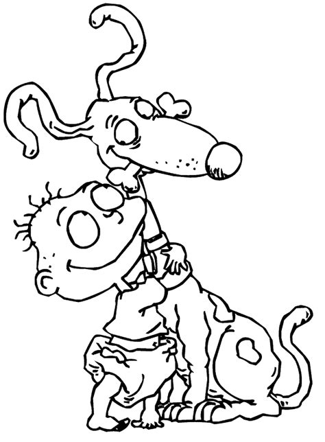 Free printable rugrats coloring pages for kids. Rugrats Coloring Pages