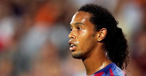 Ronaldinho Avoided A Slide Tackle With The Ease Of A Man Sidestepping A