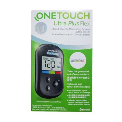 Promo Onetouch One Touch Ultra Plus Flex Set Glukometer Alat Tes Gula