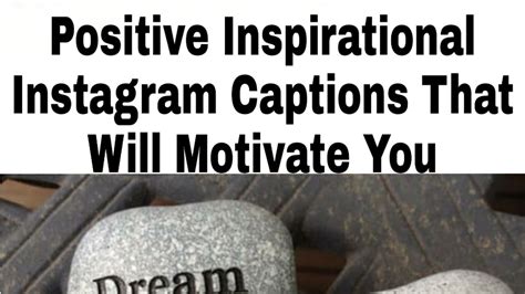 Positive Inspirational Instagram Captions That Will Motivate You Youtube