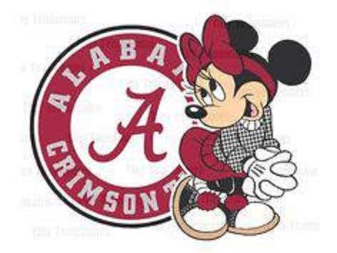 Alabama logo design, hoover, alabama. Minnie Mouse Bama !!! | Alabama crimson tide football ...
