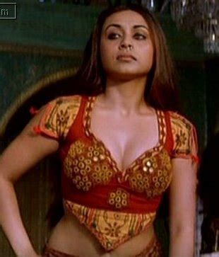 Bollywood Actress Photobook Rani Mukherjee Hot Boob