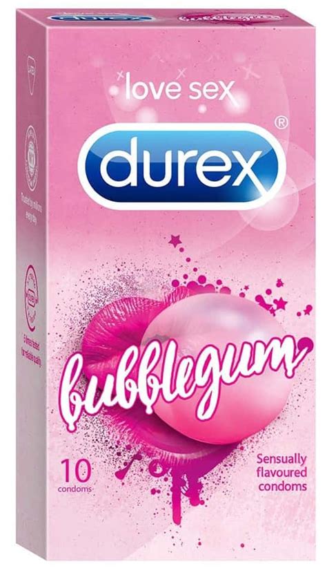 Buy Durex Bubblegum Flavoured Condoms 10s Online At Flat 18 Off