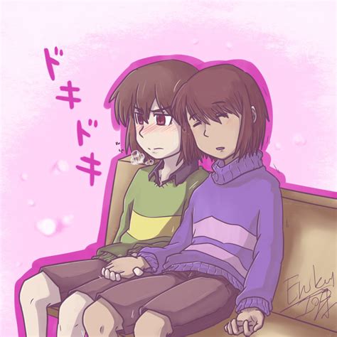 Frisk Chara Charisk Ut Shipping Undertale Funny Pictures